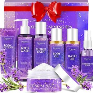 Lavender Spa Gift Set - Purple